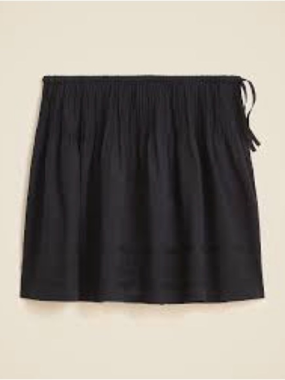 J. CREW Embroidered side- tie Black Mini skirt XS - Picture 3 of 11